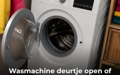 Wasmachine deurtje open of dicht na gebruik? Dit is het antwoord!