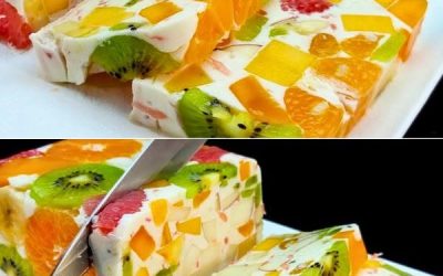 Verfrissend Melk- en Fruit Dessert zonder Oven