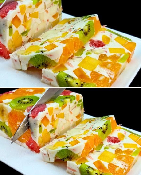 Verfrissend Melk- en Fruit Dessert zonder Oven
