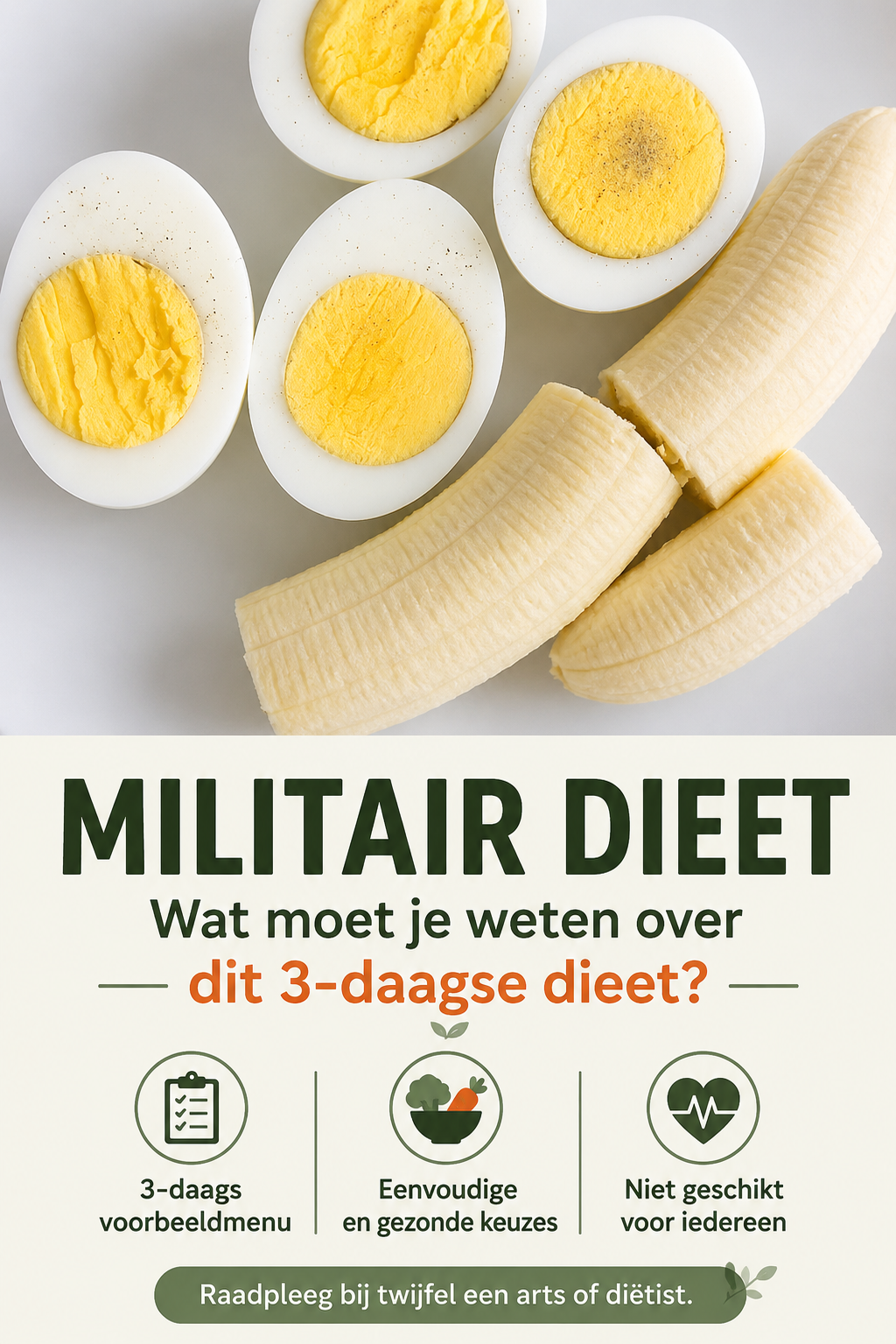 Het militaire dieet: wat moet je weten over dit 3-daagse dieet?