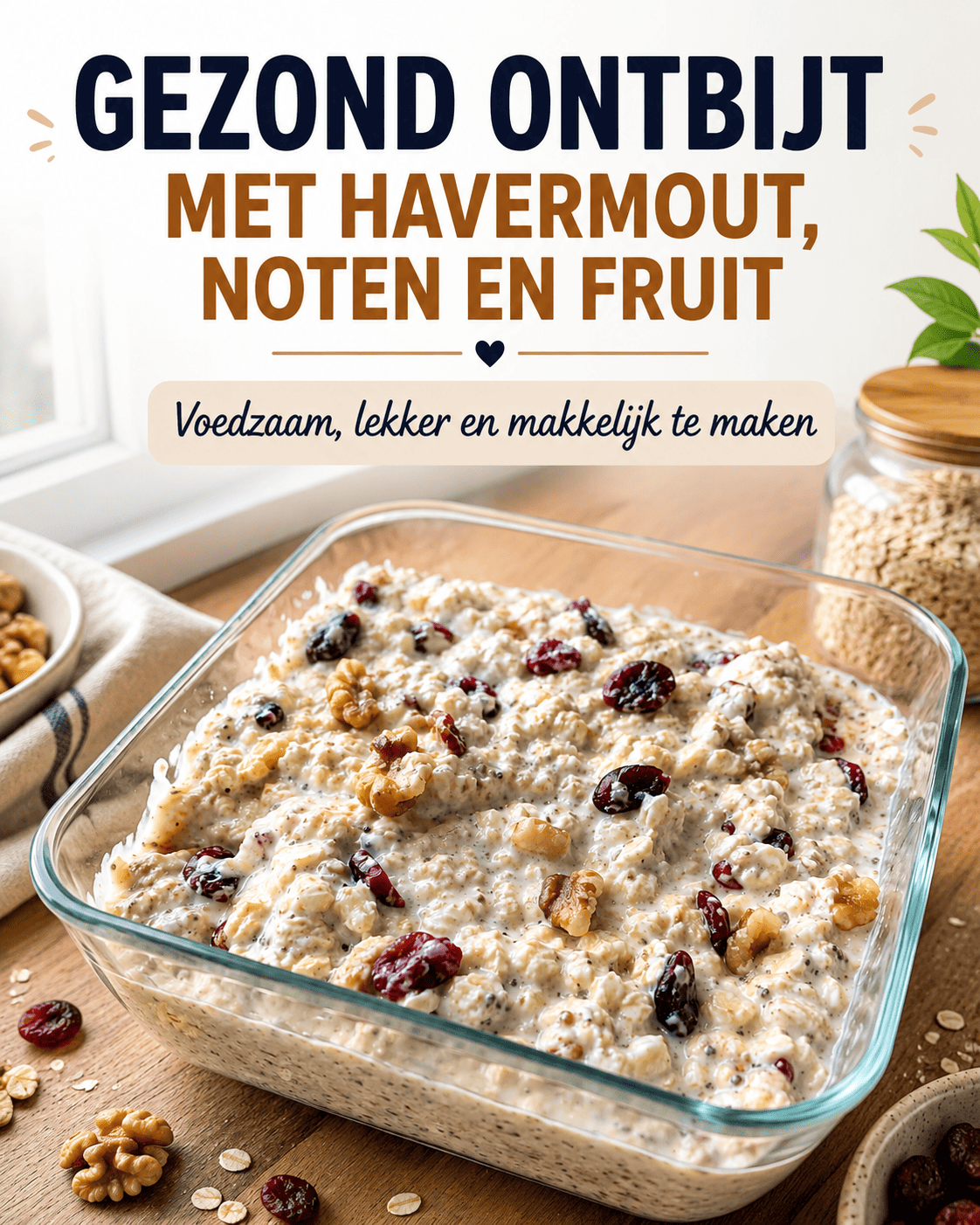 Havermout en chiazaad als ontbijt versnellen de stofwisseling en helpen bij vetverbranding.