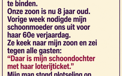 Mijn man verdedigde mij voor iedereen toen mijn schoonmoeder mij vernederde