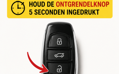 Houd de ontgrendelknop van je autosleutel ingedrukt: deze handige functie kennen veel bestuurders niet