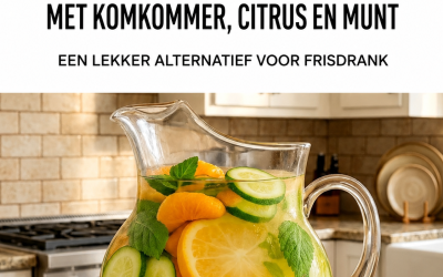 Water met fruit en munt: een frisse drank zonder suiker
