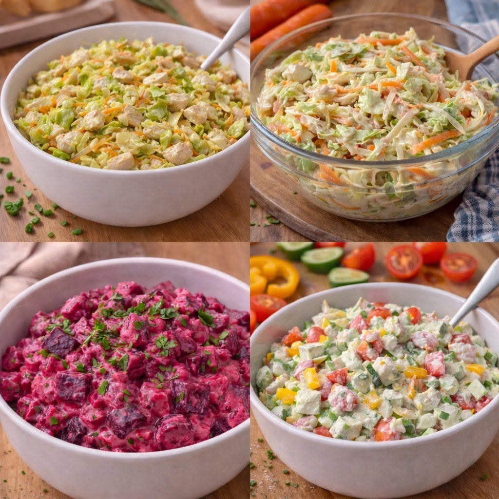 4 beste recepten voor lichte, koude salades