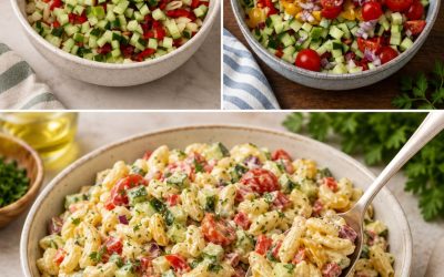 Zweedse pastasalade – romig, fris en perfect voor de zomer.