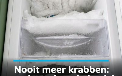 Nooit meer krabben: met deze simpele hack is je vriezer in 15 minuten ijsvrij