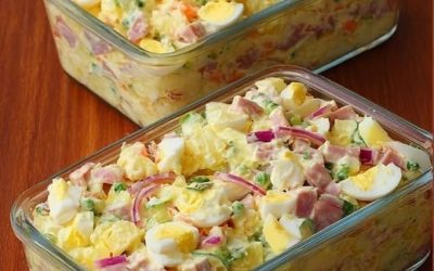 Oost-Duitse eiersalade, ongelooflijk eenvoudig en superlekker.
