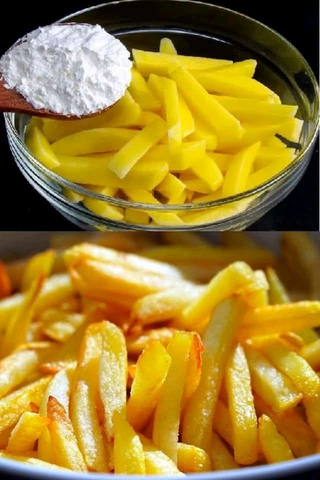 Knapperige Franse frietjes