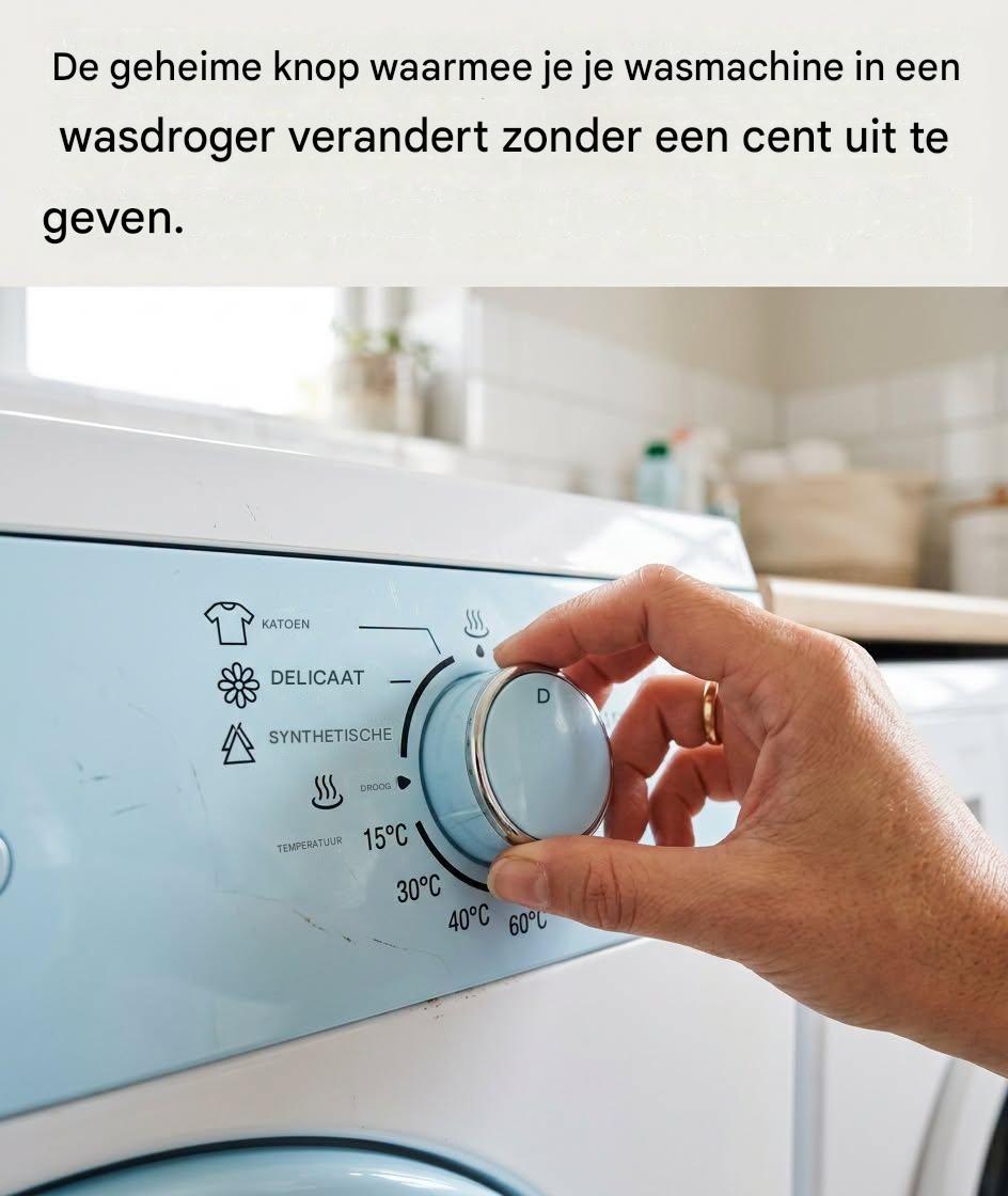Een simpele en gratis manier om je wasgoed sneller te drogen – zonder wasdroger of extra ruimte.