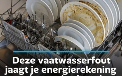 Deze vaatwasserfout jaagt je energierekening omhoog: de simpele oplossing die je vandaag nog toepast