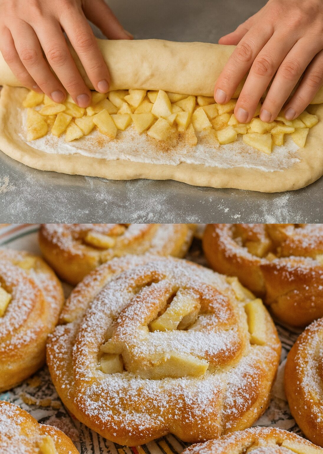 Supersnelle appelslakjes met 4 appels, zo lekker dat ik ze twee keer per week bak!