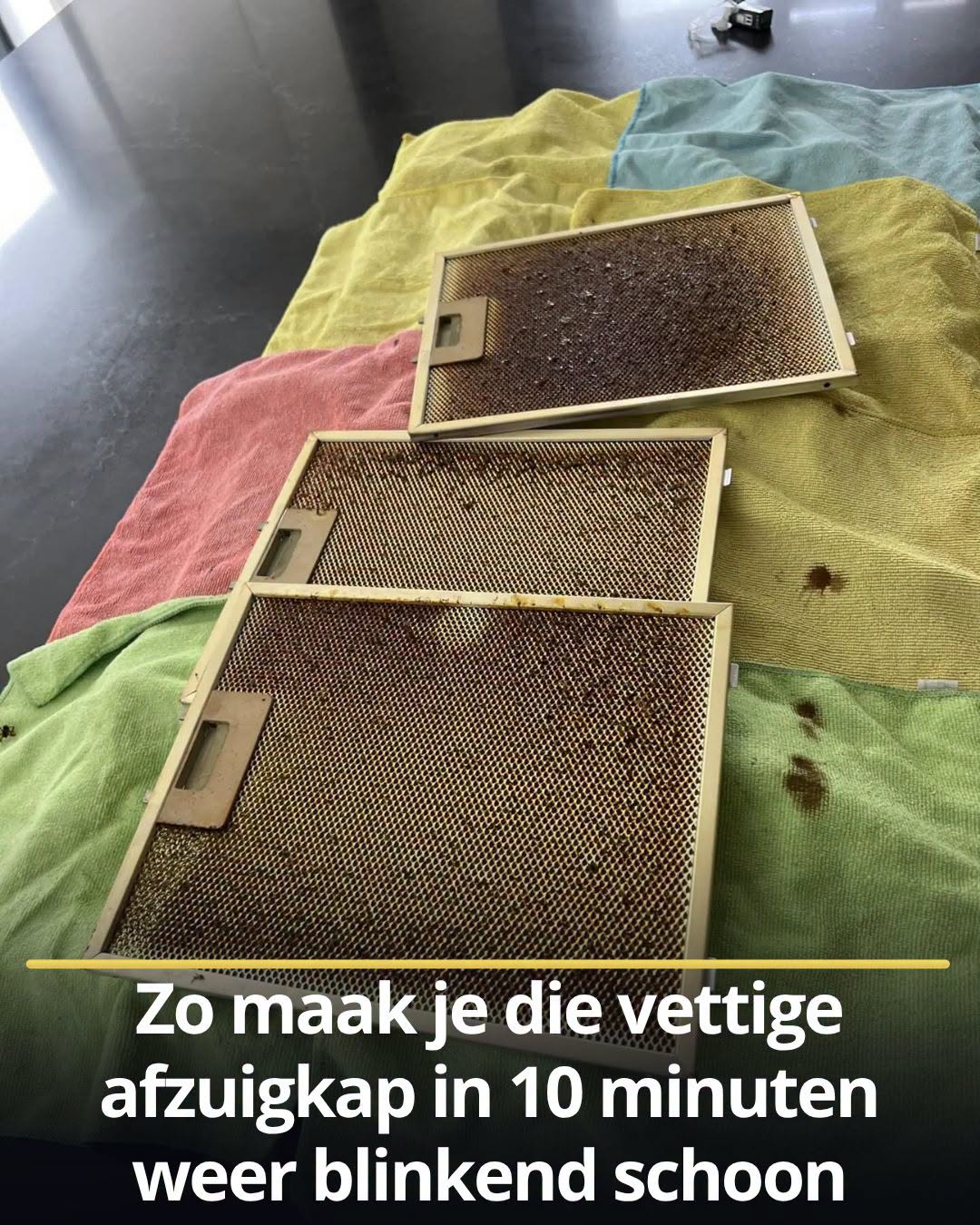 Zo maak je die vettige afzuigkap in 10 minuten weer blinkend schoon
