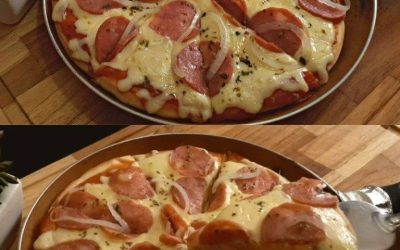 Pan in de oven, zonder eieren en melk.