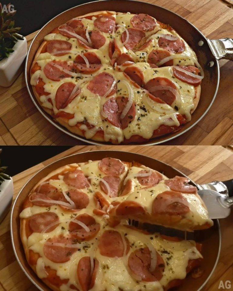 Pan in de oven, zonder eieren en melk.