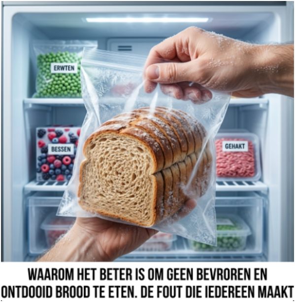 Waarom het beter is om voorzichtig om te gaan met bevroren en ontdooid brood: wat je écht moet weten