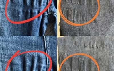 Waarom ontstaan ​​er na het wassen vreemde golven op een spijkerbroek?