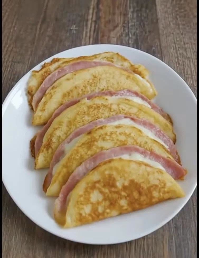 Crêpes met gegratineerde ham en kaas – een onmisbaar gerecht voor het hele gezin
