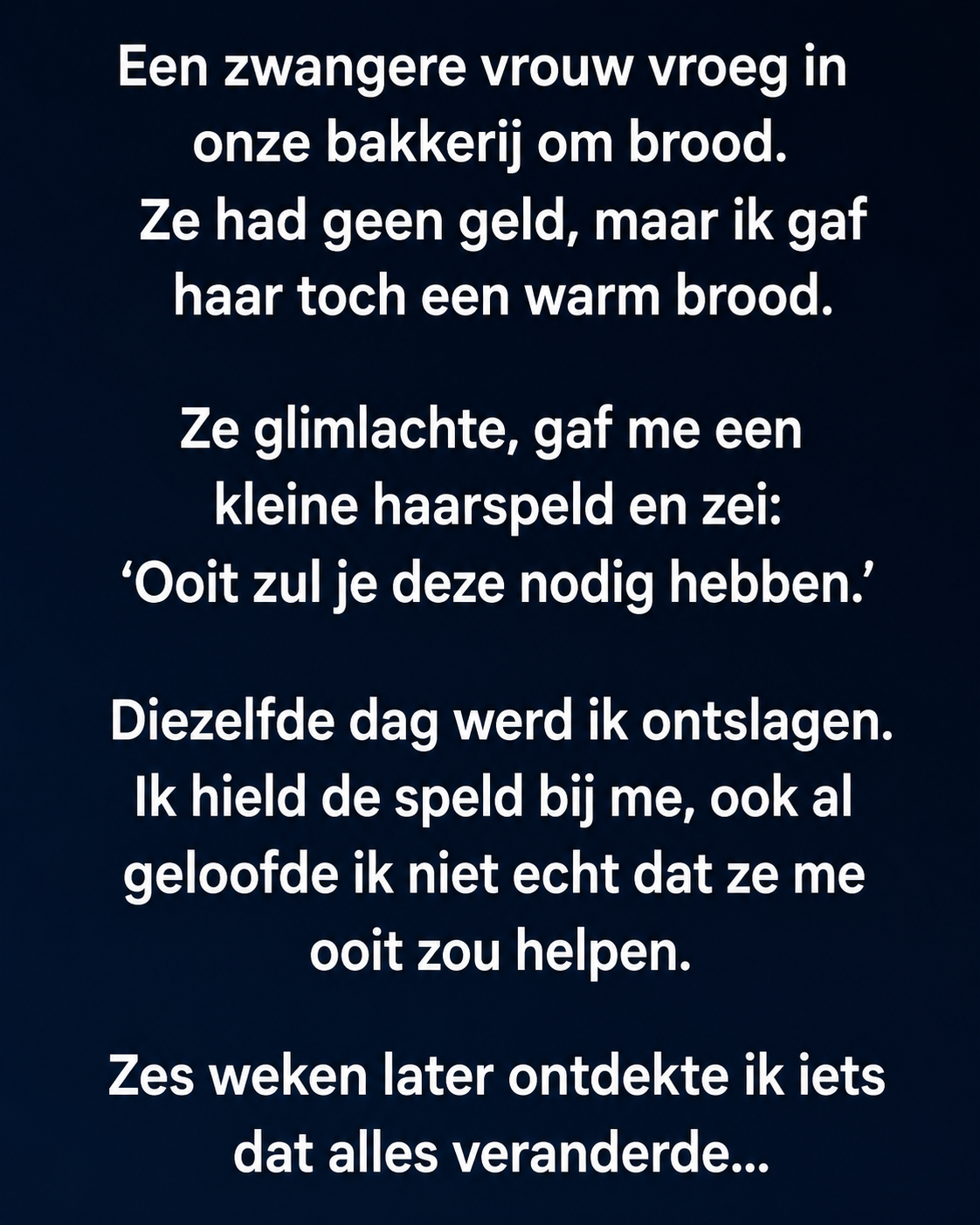 De haarspeld die een leven veranderde
