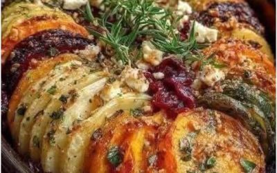 Recept voor gelaagde zoete aardappel