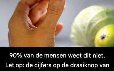 90% van de mensen weet dit niet: de cijfers op de draaiknop van je koelkast geven NIET de temperatuur aan! Dit is waar ze wél voor dienen