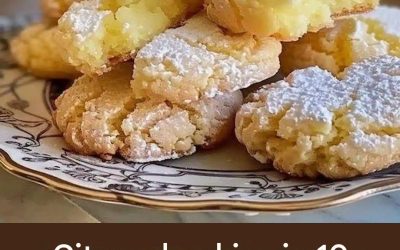 Citroenkoekjes in 10 minuten: Dit recept is echt een verrassing!