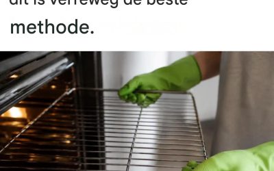 Zo maak je ovenroosters schoon, dit is verreweg de beste methode.