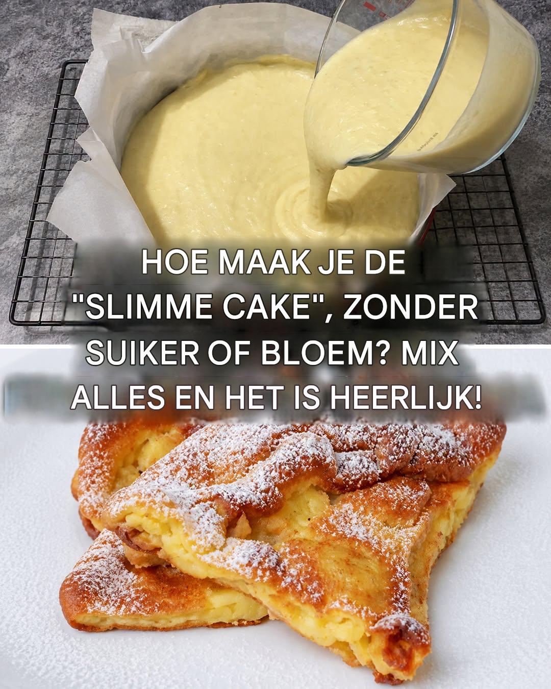 Het recept voor een “slimme cake” zonder suiker of bloem: snel en lekker.