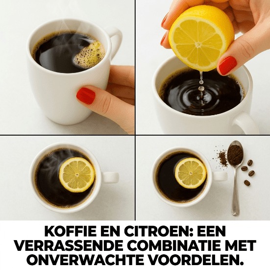 Koffie en citroen: een verrassende combinatie met onverwachte voordelen.